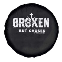 Broken But Chosen Ephesians 2:8 Bible Verse Spare Tire Cover Christian Faith Grace and Salvation Gift