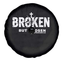 Broken But Chosen Ephesians 2:8 Bible Verse Spare Tire Cover Christian Faith Grace and Salvation Gift