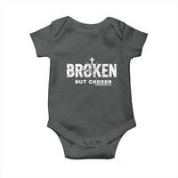 Broken But Chosen Ephesians 2:8 Bible Verse Baby Onesie Christian Faith Grace and Salvation Gift