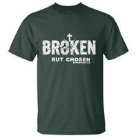 Broken But Chosen Ephesians 2:8 Bible Verse T Shirt Christian Faith Grace and Salvation Gift