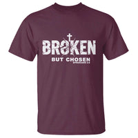 Broken But Chosen Ephesians 2:8 Bible Verse T Shirt Christian Faith Grace and Salvation Gift