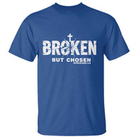 Broken But Chosen Ephesians 2:8 Bible Verse T Shirt Christian Faith Grace and Salvation Gift