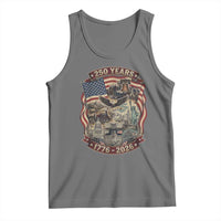 250 Years 1776 to 2026 Ultimate American Landmark Collage Tank Top Liberty Bell Eagle and US Flag Semiquincentennial Patriotic