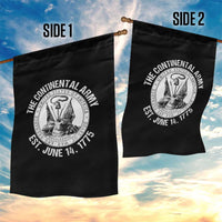 The Continental Army Est 1775 Garden Flag Patriotic US Military History Graphic