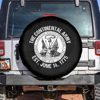 The Continental Army Est 1775 Spare Tire Cover Patriotic US Military History Graphic