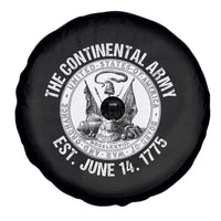 The Continental Army Est 1775 Spare Tire Cover Patriotic US Military History Graphic
