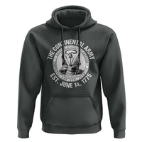 The Continental Army Est 1775 Hoodie Patriotic US Military History Graphic