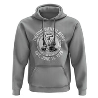 The Continental Army Est 1775 Hoodie Patriotic US Military History Graphic
