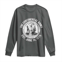 The Continental Army Est 1775 Long Sleeve Shirt Patriotic US Military History Graphic