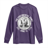 The Continental Army Est 1775 Long Sleeve Shirt Patriotic US Military History Graphic