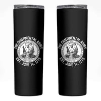The Continental Army Est 1775 Skinny Tumbler Patriotic US Military History Graphic