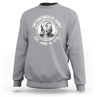 The Continental Army Est 1775 Sweatshirt Patriotic US Military History Graphic