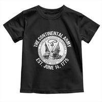 The Continental Army Est 1775 Toddler T Shirt Patriotic US Military History Graphic