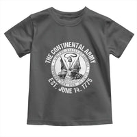 The Continental Army Est 1775 Toddler T Shirt Patriotic US Military History Graphic