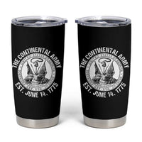 The Continental Army Est 1775 Tumbler Cup Patriotic US Military History Graphic