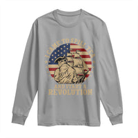 Funny Boston Tea Party Long Sleeve Shirt I Came To Spill Tea And Start A Revolution Retro Graphic
