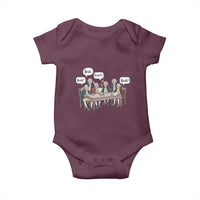 Bruh Founding Fathers Constitutional Convention Baby Onesie Funny American History Humorous Patriot