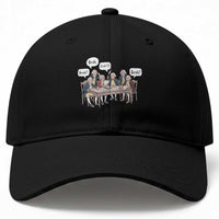 Bruh Founding Fathers Constitutional Convention Baseball Cap Funny American History Humorous Patriot