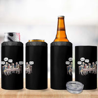 Bruh Founding Fathers Constitutional Convention 4 in 1 Can Cooler Tumbler Funny American History Humorous Patriot