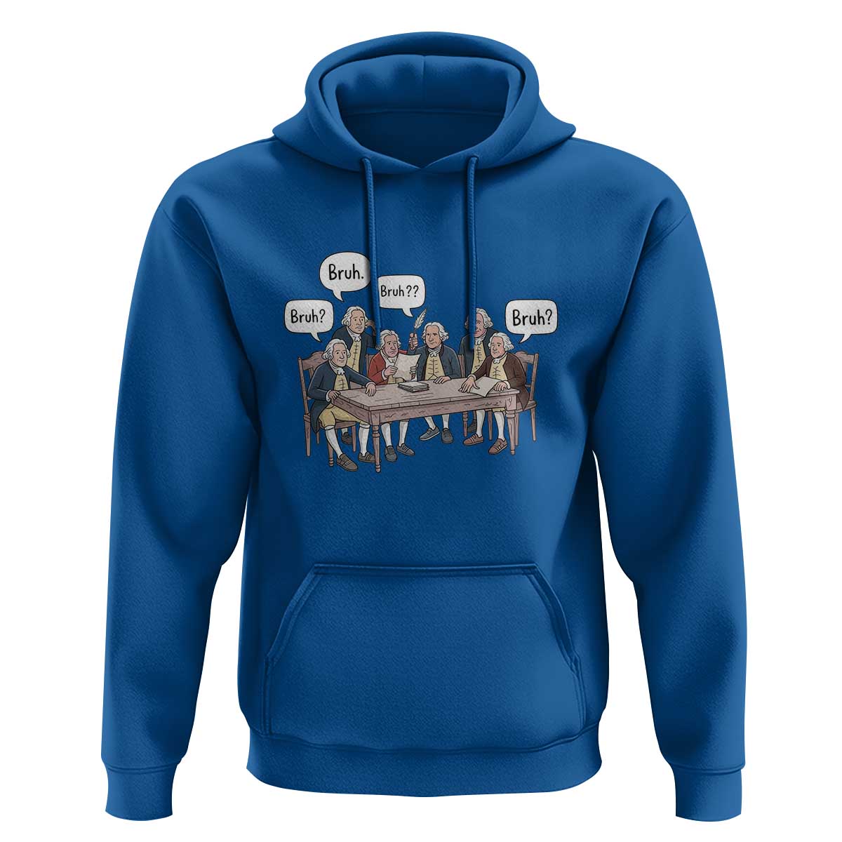 Bruh Founding Fathers Constitutional Convention Hoodie Funny American History Humorous Patriot