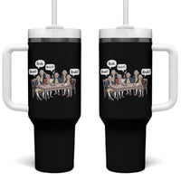 Bruh Founding Fathers Constitutional Convention Tumbler With Handle Funny American History Humorous Patriot