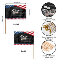Bruh Founding Fathers Constitutional Convention Patriotic Handheld Flag Funny American History Humorous Patriot