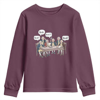 Bruh Founding Fathers Constitutional Convention Youth Sweatshirt Funny American History Humorous Patriot