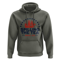 Spilling The Tea Since 1773 Hoodie Patriotic Nautical Stars American History