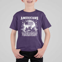 Funny Patriotic Military History T Shirt For Kid Americans Crossing A Frozen River To Kill You In Your Sleep On Christmas