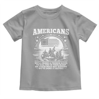 Funny Patriotic Military History Toddler T Shirt Americans Crossing A Frozen River To Kill You In Your Sleep On Christmas