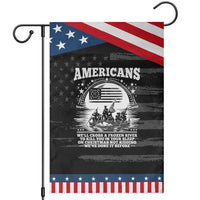 Funny Military History Patriotic Garden Flag Americans Crossing A Frozen River To Kill You In Your Sleep On Christmas