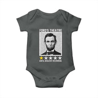 Fords Theatre One Star Awful Wouldnt Recommend Baby Onesie Abraham Lincoln Funny History Dark Humor