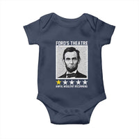 Fords Theatre One Star Awful Wouldnt Recommend Baby Onesie Abraham Lincoln Funny History Dark Humor