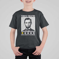 Fords Theatre One Star Awful Wouldnt Recommend T Shirt For Kid Abraham Lincoln Funny History Dark Humor