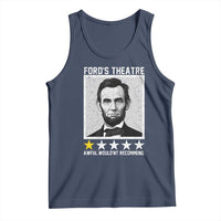 Fords Theatre One Star Awful Wouldnt Recommend Tank Top Abraham Lincoln Funny History Dark Humor