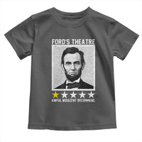 Fords Theatre One Star Awful Wouldnt Recommend Toddler T Shirt Abraham Lincoln Funny History Dark Humor