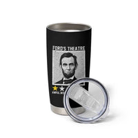 Fords Theatre One Star Awful Wouldnt Recommend Tumbler Cup Abraham Lincoln Funny History Dark Humor