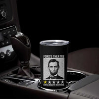 Fords Theatre One Star Awful Wouldnt Recommend Tumbler Cup Abraham Lincoln Funny History Dark Humor
