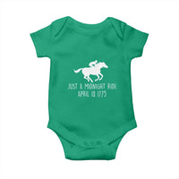 Paul Revere American History Baby Onesie Just A Midnight Ride April 18 1775
