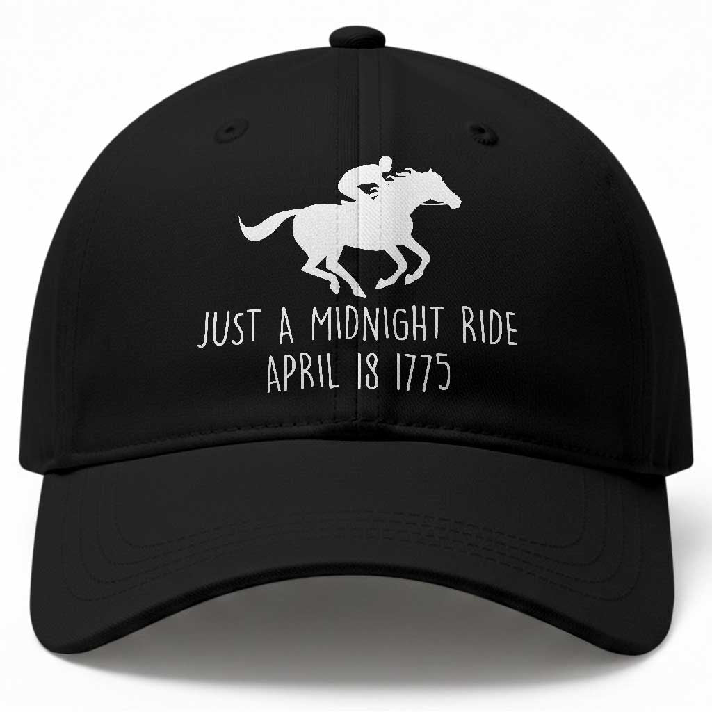 Paul Revere American History Baseball Cap Just A Midnight Ride April 18 1775