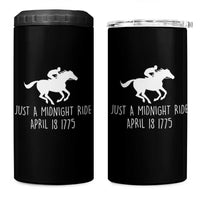 Paul Revere American History 4 in 1 Can Cooler Tumbler Just A Midnight Ride April 18 1775
