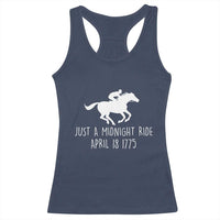 Paul Revere American History Racerback Tank Top Just A Midnight Ride April 18 1775