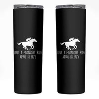 Paul Revere American History Skinny Tumbler Just A Midnight Ride April 18 1775