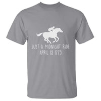 Paul Revere American History T Shirt Just A Midnight Ride April 18 1775