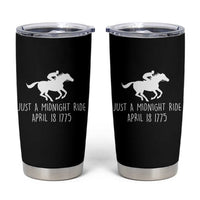 Paul Revere American History Tumbler Cup Just A Midnight Ride April 18 1775