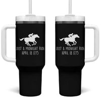 Paul Revere American History Tumbler With Handle Just A Midnight Ride April 18 1775