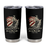 George Washington Crossing The Delaware Patriotic Tumbler Cup Vintage American Flag Graphic
