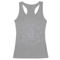 Tea Should Be Served In The Boston Harbor Racerback Tank Top Funny Sarcastic American History