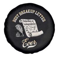 Declaration Of Independence 1776 Funny History Spare Tire Cover Best Breakup Letter Ever Humor