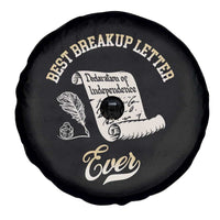 Declaration Of Independence 1776 Funny History Spare Tire Cover Best Breakup Letter Ever Humor